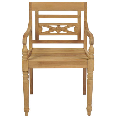 Chaises avec coussins 4 pièces Vidaxl