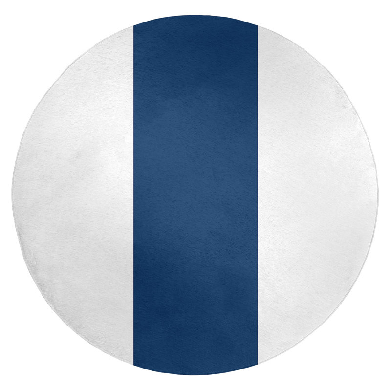 Chenille Indoor Rug, Round 5'