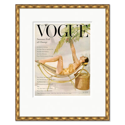 Vogue Cover, "Summer Full Of Change," John Rawlings, July 1, 1955 Print by John Rawlings
