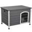 Cage à chien avec cage en métal 31 po Pawhut