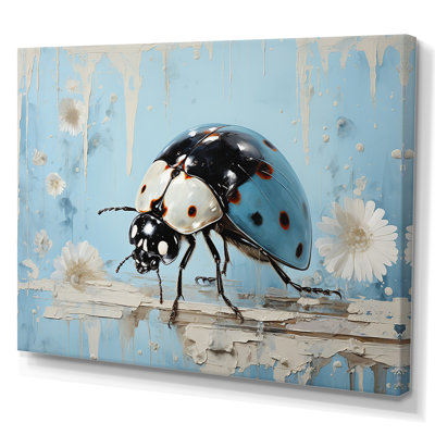 «Garden Serenity Ladybug» sur impression sur toile