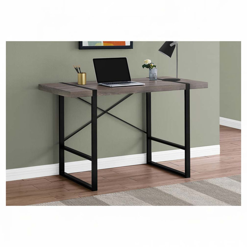 Bureau d'ordinateur personnel, Taupe / Noir