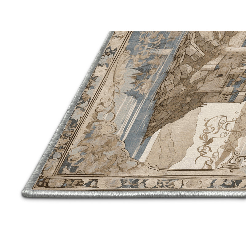 Tapis Moonlit Fortress, Rectangulaire 2 pi x 3 pi