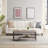 Caveney Coffee Table with Storage, Metal Frame, Industrial Cocktail Table