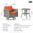 Bobia - Person Patio Conversation Set with Cushions-508729525