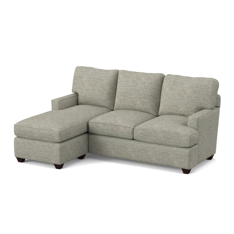 80.5" Wide Reversible Modular Sofa & Chaise with Ottoman, Archetype Quartz