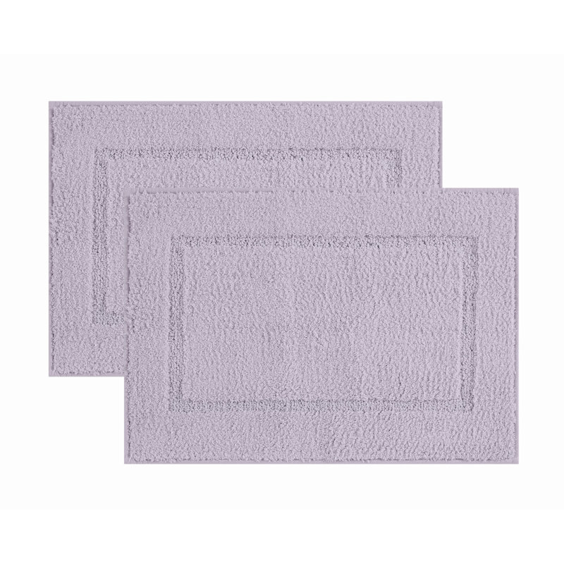  Cloud Bath Rug, 20x34 Rug 2 Pack, Lavender