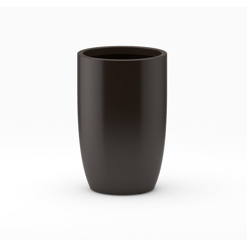 Rilo Pot Planter, 25"H x 14" W x 14" D, Brown
