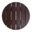Boîte à fleurs ronde en acacia 11,8 po (paquet de 2)