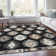 Premium Machine Washable Prisco Black Rug