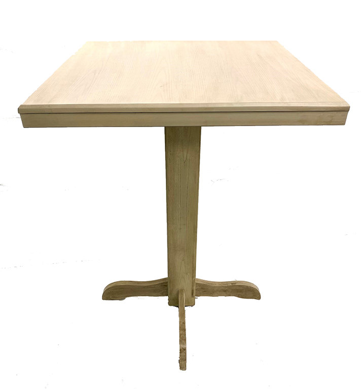 Costilla Square Pub Table By RAM Game Room, Antique White