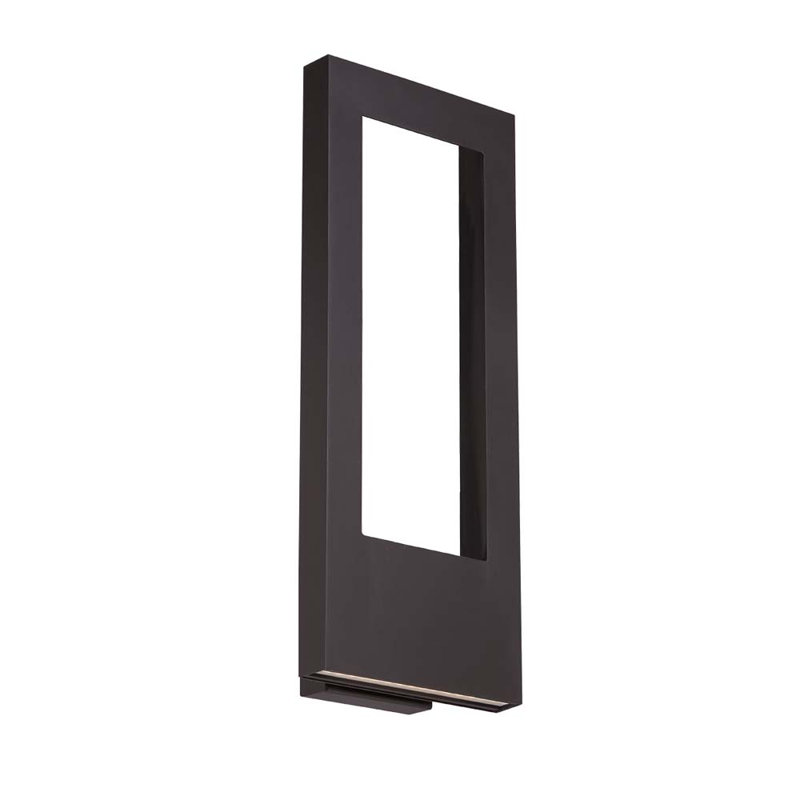 Twilight LED Wall Light, Bronze, 21" H x 9" W x 4" D