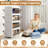 4-tier Stackable Storage Bins 44-gal Collapsible Storage Boxes With Lid Organizer