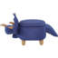 Critter Sitter 15 po Repose-pieds avec rangement Triceratops Dino bleu et hauteur de siège