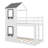 Monhollan Kids Twin Over Twin Bunk Bed-1861863049