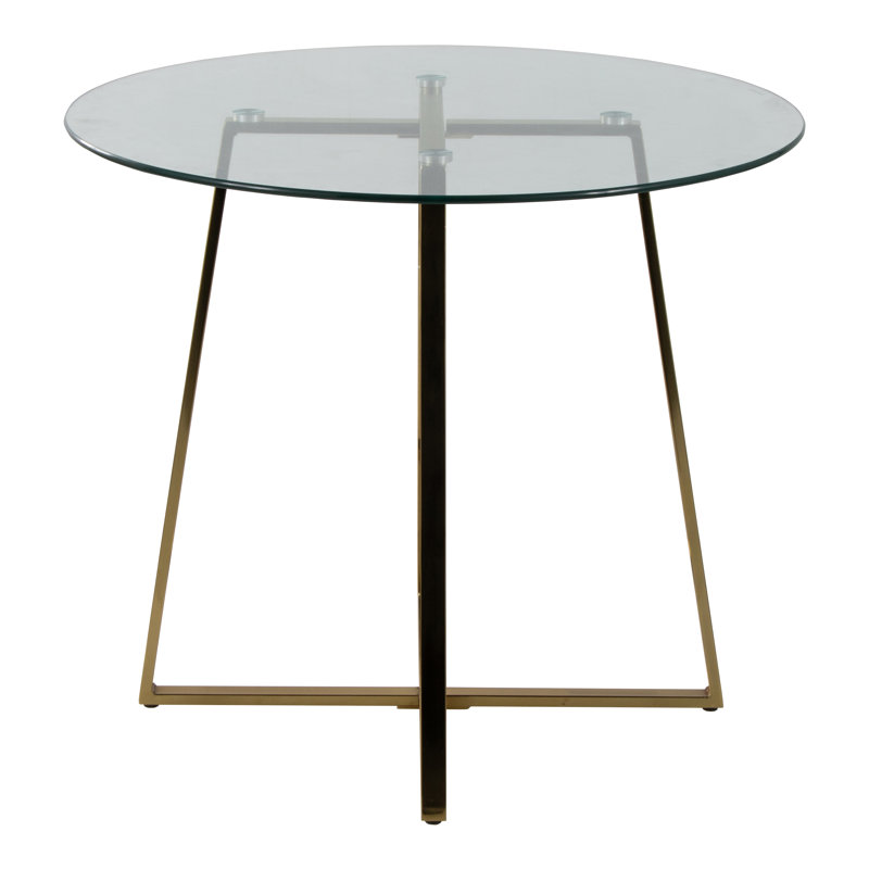 Table de salle à manger Denzer, Doré