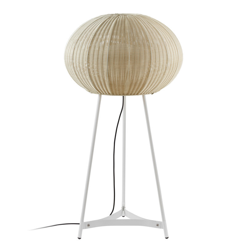 Garota 52.28'' LED Tripod Floor Lamp, Natural White/Ivory White