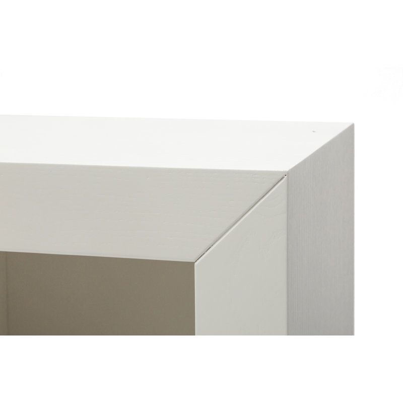 Taz 120cm H x 36cm W Cube Bookcase, White