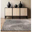 Clemones Swirl Black Area Rug-756805169