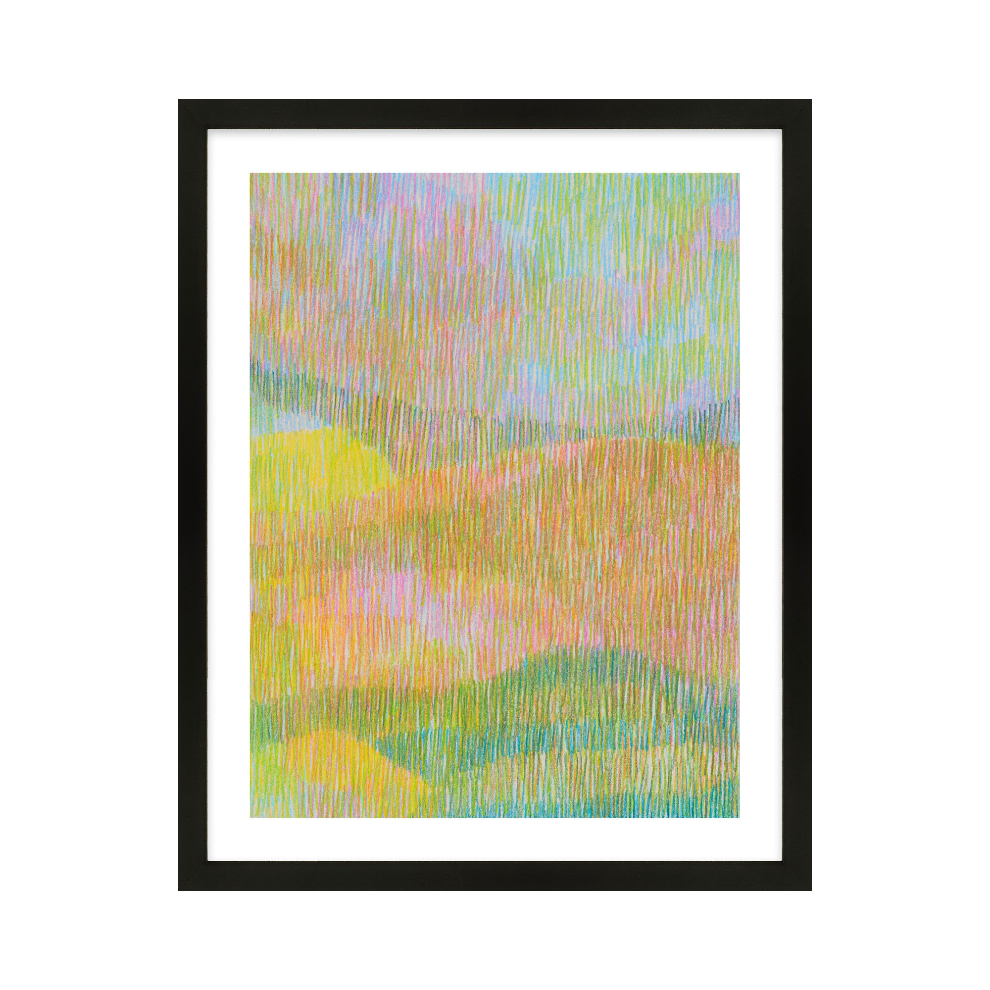 Summerhill by Jacques Pilon, 20" H x 16" W x 1.25" D, Black