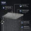 Rainshower™ Rain Fixed Shower Head with GROHE DreamSpray®-1816563521