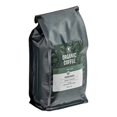 Crown Beverages Organic French Roast Whole Bean Coffee 2 Lb. WS-999COFRNCWB