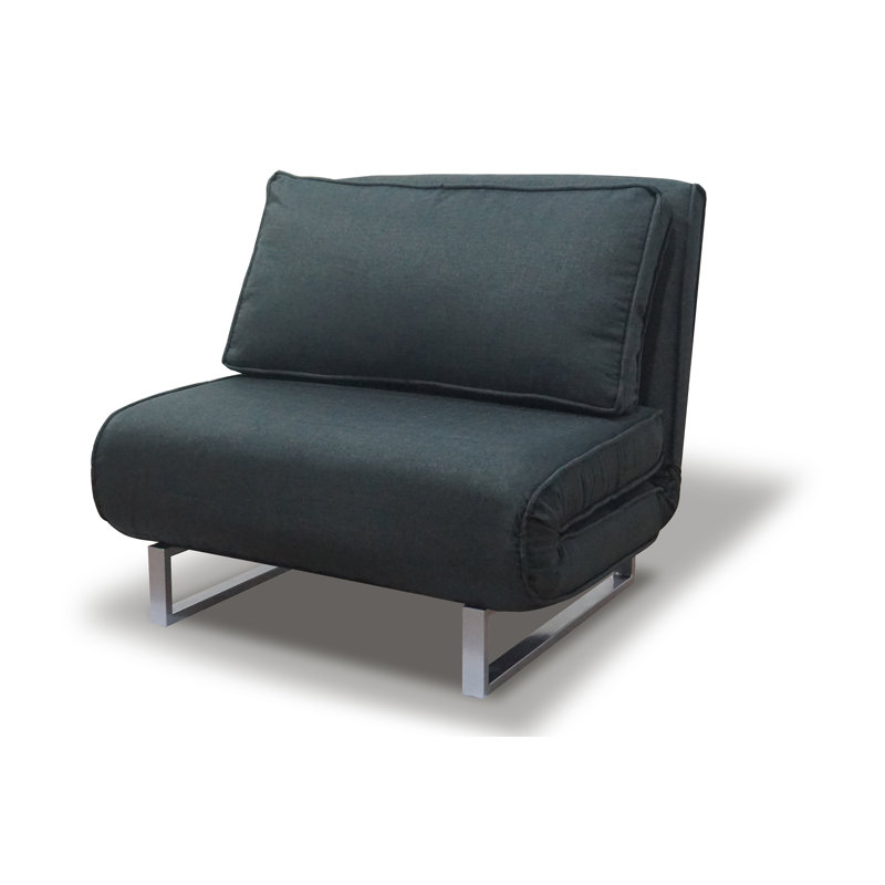 Fauteuil convertible en polyester de 36 po de largeur, Ciment