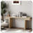 66 Inch Extra Wide Real Wood Veneered Console Table, Minimalist Design For Entryway And Living Room, Distressed Oak Finish-1747860340