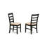Ensemble de coin repas 3 pièces pour petits espaces comprenant une table de salle à manger ronde et 2 chaises de salle à manger rembourrées en tissu de lin, 42 x 42 pouces, cappuccino-49668053-125361769