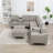 10 - Piece Upholstered Sectional-873405805