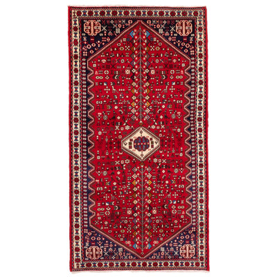 Tapis rouge rétro Kayseri 3 pi 5 po x 6 pi 9 po