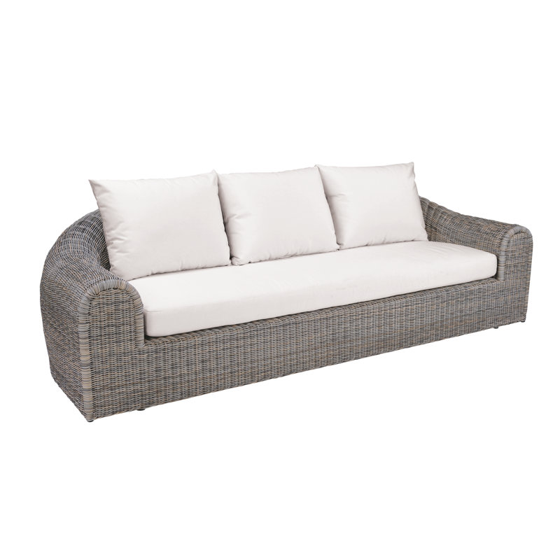 Ojai Outdoor 3 - Seat Patio Sofa, Ash, Ojai Sunset