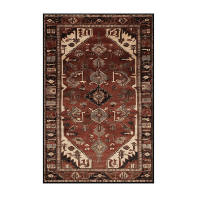 Tapis brun lavable à la machine