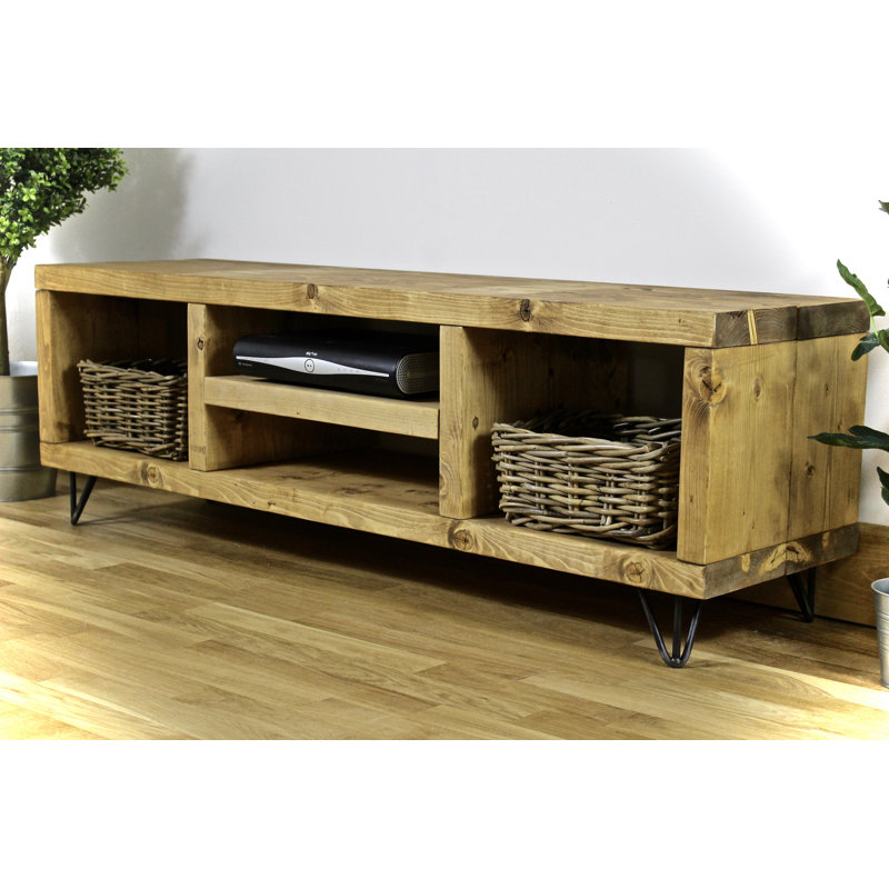 Didama Unfinished TV Stand for TVs up to 60", 44cm H x 140cm W x 40cm D