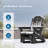 HDPE Glider Adirondack Chair 3-Position Adjustable, All-Weather Glider Rocking Outdoor Chair for Garden, Lawn & Porch-183369567