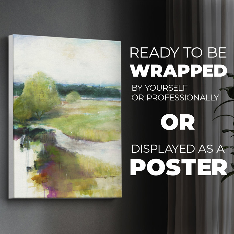 Crossing the Stream -Canvas Print Only - NOT FRAMED, 27" H x 18" W