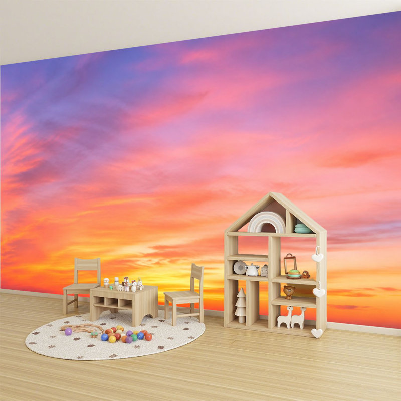 Papier peint adhésif auto-adhésif moderne pour la chambre à coucher L 69 po x l 96 po Peel and Stick