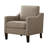 Upholstered Armchair with Solid Wood Legs-2093696187