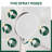 Adjustable 8" High Pressure Dual Shower Head with 5-Spray Handheld Shower-99187410