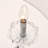 Bizet Glass Detailed & Polished Chrome Chandelier