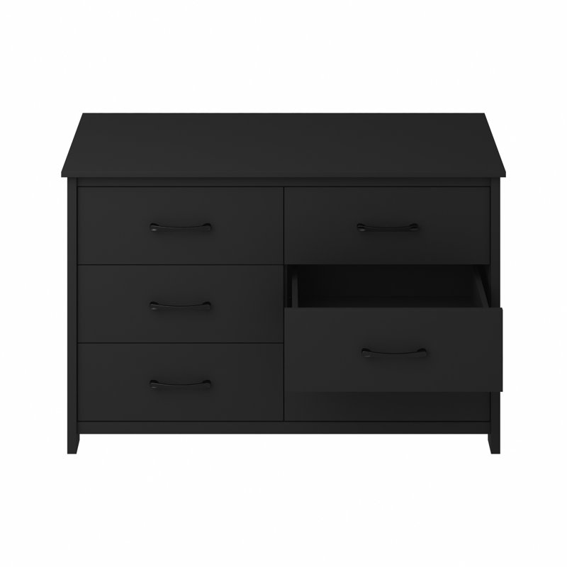 Allysyn 6 Drawer Dresser, Black