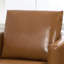 Fauteuil d'appoint pivotant en tonneau en cuir végétalien moderne 32,3 po de largeur avec accoudoirs courbés et coussin amovible (ensemble de 4)-1967526162