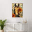 «Horse in Flowers» par Ilora, reproduction d'art sur toile encadrée-641900228