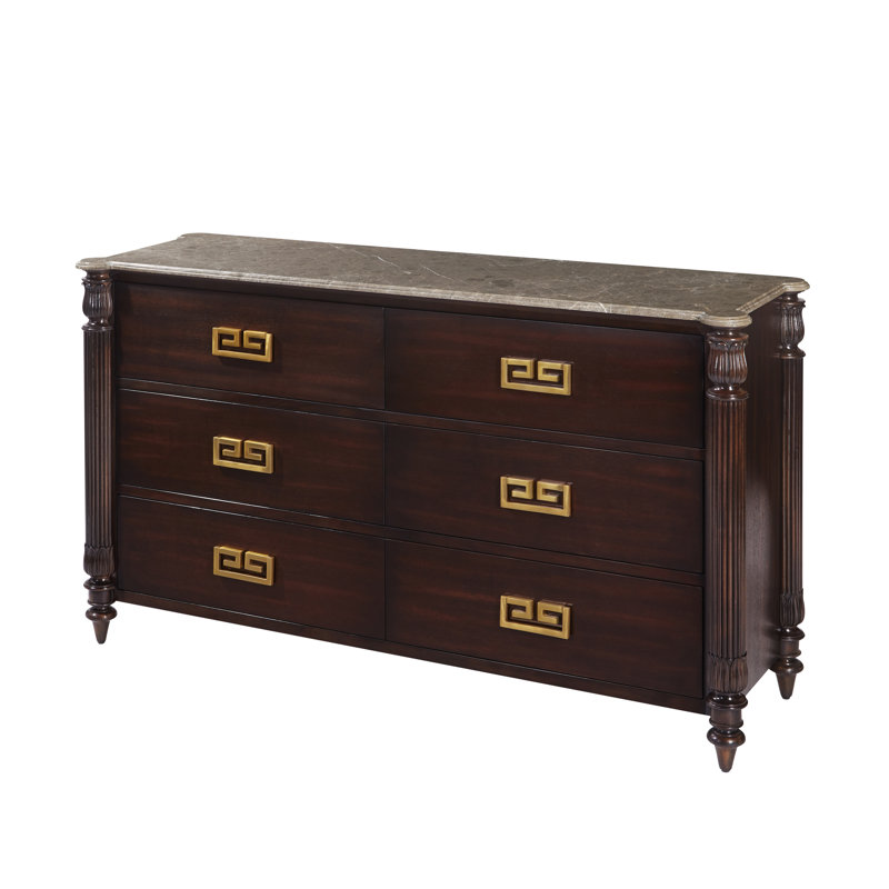 Duane 6 - Drawer Solid Wood Dresser, Cambridge