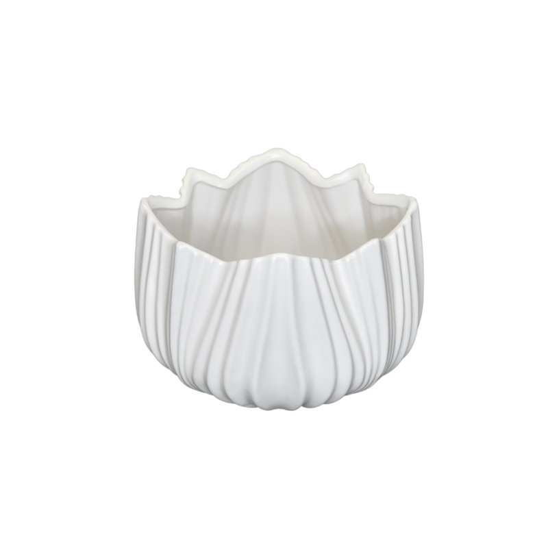 Gouldner Ceramic Table Vase, White