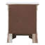 Table de chevet 2 tiroirs Verona, blanc-776046800