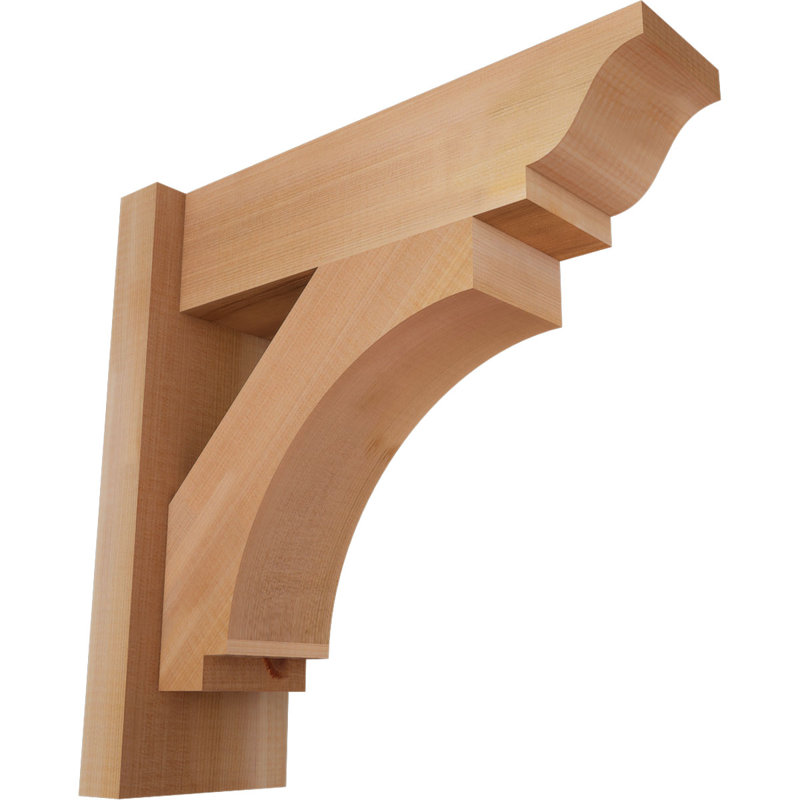 Persienne impériale traditionnelle, P 18 po x H 30 po, Sapin Douglas de 7 1/2 po (lisse)