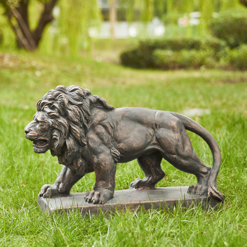 Statue de jardin en oxyde de magnésium Lokman Lions, Bronze