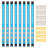 8-Pack Magnetic Tool Holder Strip (Metallic)