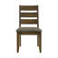 Set Of 2 Upholstered Seat Dining Chairs